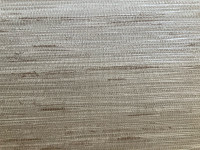 Taupe Grass Cloth Motif Wallpaper