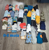 Gros lot vêtements bébé garçon 0-12 mois