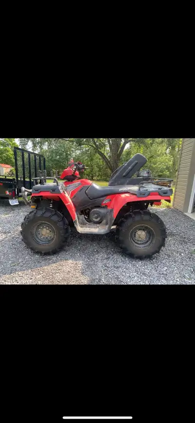 Selling my 2012 Polaris sportsman 400 H.O I bought this atv brand new, and have used it for hunting...