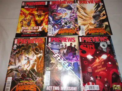 Marvel Comic Book Previews, View more