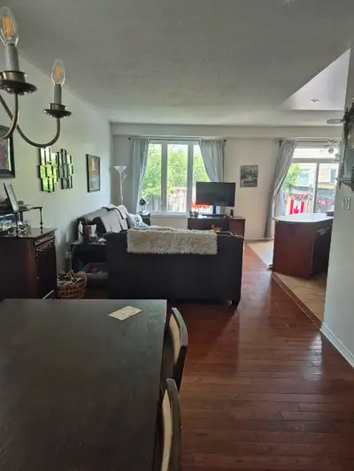 Room for rent. Furnished or unfurnished. Shared laundry, kitchen, yard & main floor living room (how...