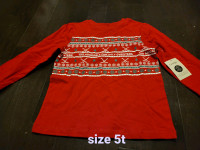 Boys size 5t Christmas shirt (new with tag)