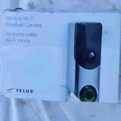 Telus Slimline Wi-Fi Doorbell Camera, View more