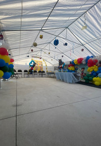 TENTS, CHAIRS, TABLES RENTAL + MORE