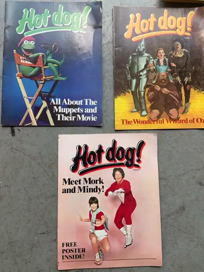 Vintage Hot dog magazines, View more