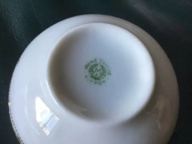 Nippon China cups & saucers, hand painted in Arts & Collectibles in Red Deer - Image 4