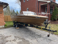 Boat, motor and trailer for sale