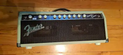 Fender Super-Sonic 22 2-Ch. 22W Head w/FootSwitch+Cover!+Reverb!, View more