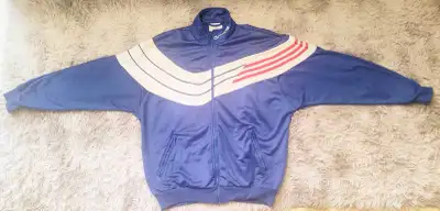 Vintage 90's Adidas Track Jacket Blue Size D6/Men's Medium, View more