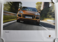 Porsche Cayenne GTS 2008 Official Showroom Sales Poster