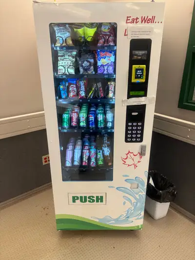 Vending Machine locations with machines, View more