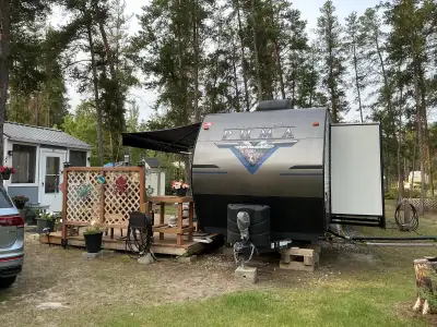 2020 PALOMINO PUMA TRAVEL TRAILER ON SEASONAL CAMPSITE, View more