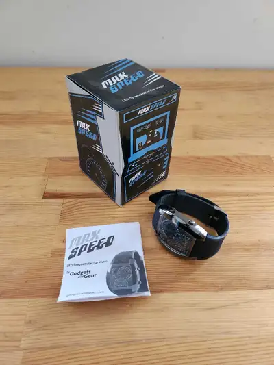 Speedometer Display Wrist Watch, View more