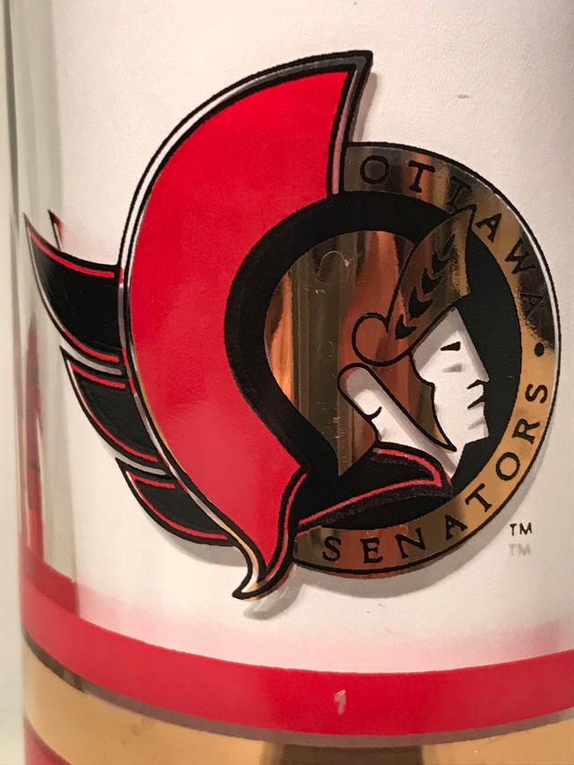 Vintage 1992 Ottawa Senators Glass Beer Mug NHL Hockey in Arts & Collectibles in Ottawa