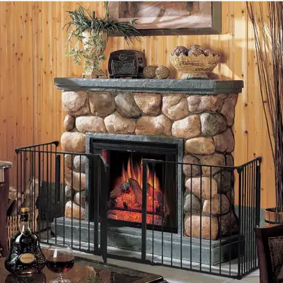 fireplace 6 panel gate (with door), View more