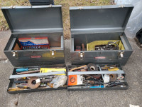 Tools with 2 tool boxes