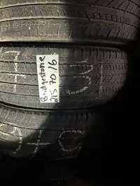 215/70r16 x 4 pneus bon pour 1 saison