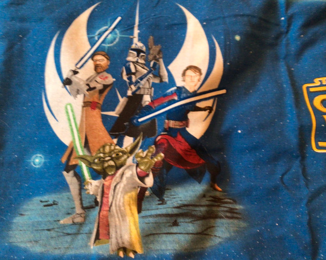 StarWars Clone Wars twin flat sheet in Arts & Collectibles in Thunder Bay - Image 3