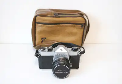 Vintage Asahi Pentax SP1000 35mm SLR with Accessories, View more