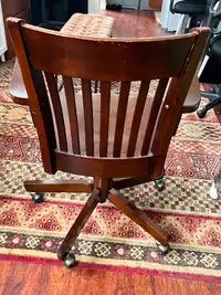 Solid Wooden Office Chair