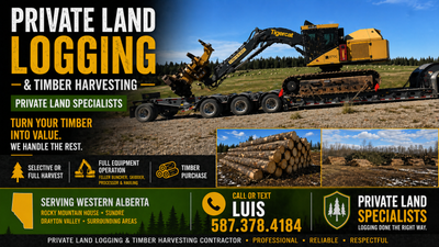  WE BUY STANDING TIMBER – Spruce, Pine, Tamarack & Birch , View more