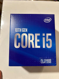 Intel i5-10400 CPU and fan