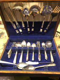 Vintage Simeon L and George silver plated partial set