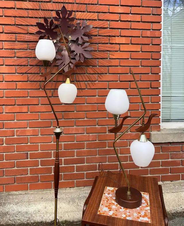 Awesome pair of mid century modern lamps 1960 Majestic Style in Indoor Lighting & Fans in City of Montréal - Image 12