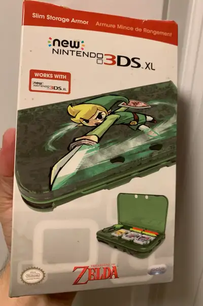 I'm offering a new inside open box PDP Legend of Zelda Slim Storage Armor for the Nintendo 3DS XL. T...