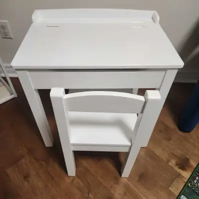 Melissa & Doug Wooden Child's Lift-Top Desk & Chair -WhitePlay D, View more