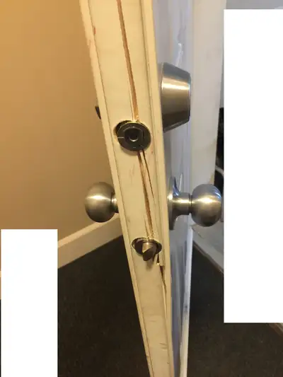 you have split cracked busted door frames or door slabs , no pro, View more