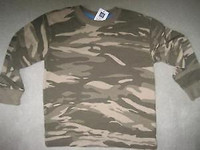 LESS THAN HALF PRICE - BRAND NEW GAP CAMOUFLAGE SHIRT SIZE S 6/7