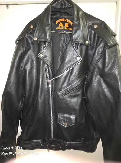 Leather Motorcycle jacket , View more