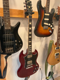 Gibson SG with Barenuckle Nailbombs