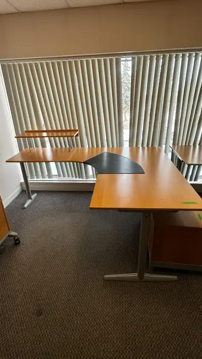 MOVING!!! Desk w/ Riser Shelf — Spacious & Modern IKEA, View more