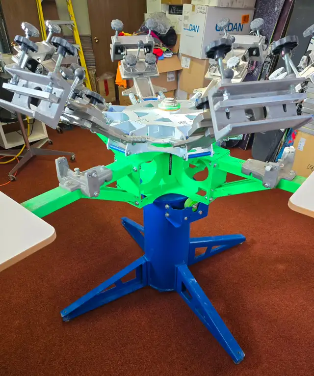 t-shirt screen printing press and drier