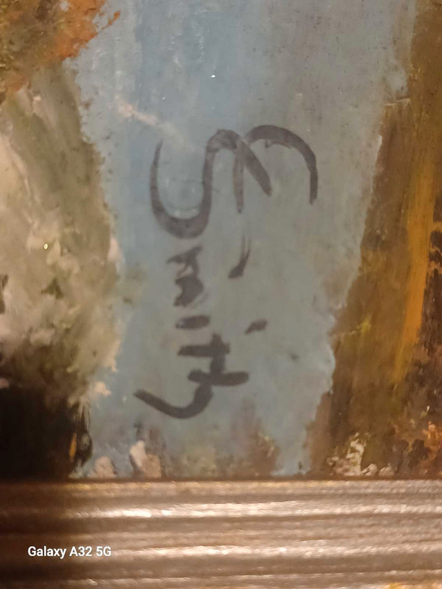 10 3/4" X 8 3/4" Painting by Keith C Smith  1924-2000 in Arts & Collectibles in Stratford - Image 2