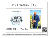 Okanagan Sax Live at Marten Brewing Company
