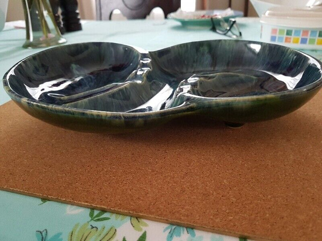 Mc Coy blue green swirl pattern ashtray in Home Décor & Accents in Mississauga / Peel Region - Image 3
