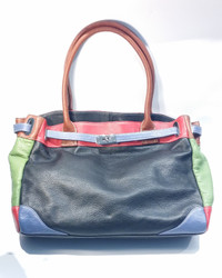 Soprano Leather Bag with Multi Spring Colours