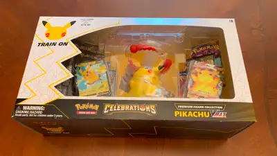 Pokemon Celebrations Premium Figure Collection Pikachu VMax Box, View more