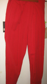 vintage Northern Reflections red cotton pants