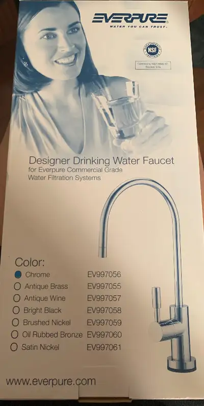 Everpure Designer Series Drinking Water Faucet, Chrome, View more