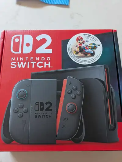 I have a brand new, sealed, and unopened Nintendo Switch 2 console (includes the Mario Kart World di...