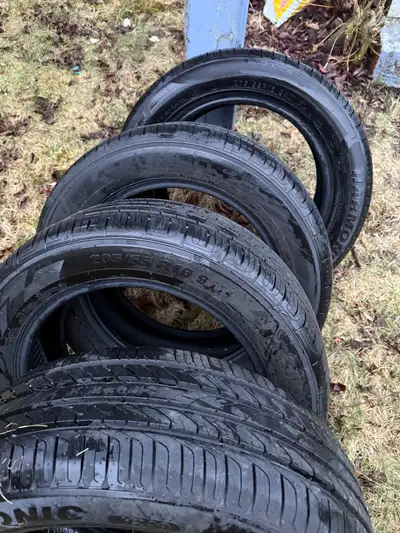 I'm selling a set of four 205/55R16 Kumho all-season tires. These tires are in used condition but st...