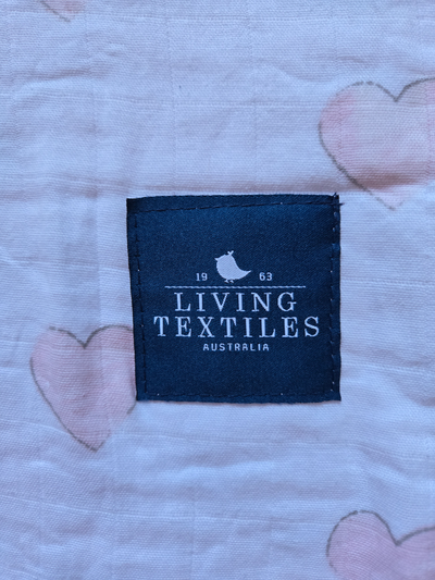 Matching Baby Blanket/Quilt & Fitted Crib Sheet (Hearts) By Living Textiles Beautiful cotton blanket...