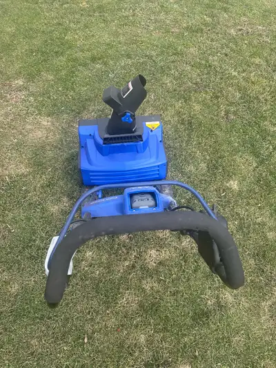 Snowjoe battery powered snow blower, View more