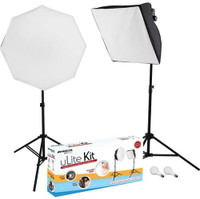 Kit de lumières de marque Wescott pour photographe et vidéaste.