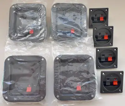 Lot of (8) Speaker Cabinet Terminal Connector Cups; Louisbourg, View more
