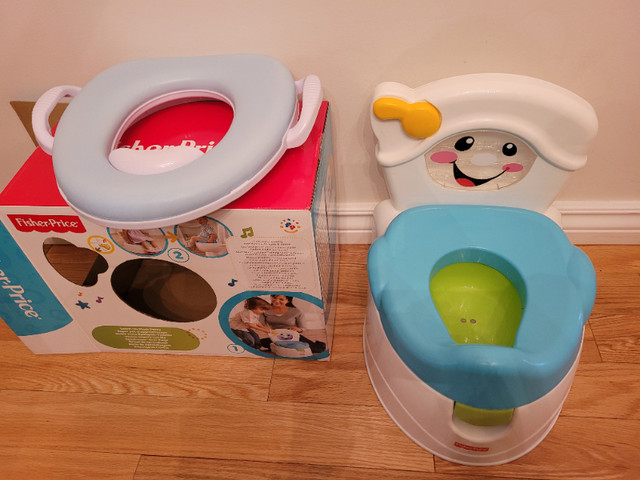 Fisher Price Learn to Flush Potty - Training potty seat in Other in Markham / York Region - Image 3